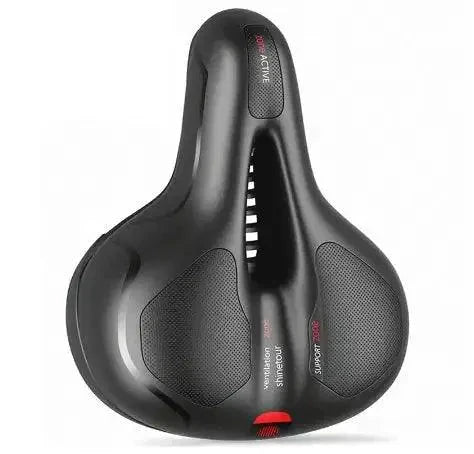 Mandotos Cloud Comfort bike saddle with plush, cloud-like cushioning designed for a comfortable riding experience.