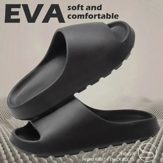 Mandotos coconut slippers with thick soles, soft EVA bottoms, suitable for summer beach wear for men and women.