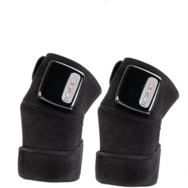 Mandotos electric infrared knee massager with adjustable heat and compression for joint and muscle relief, portable design