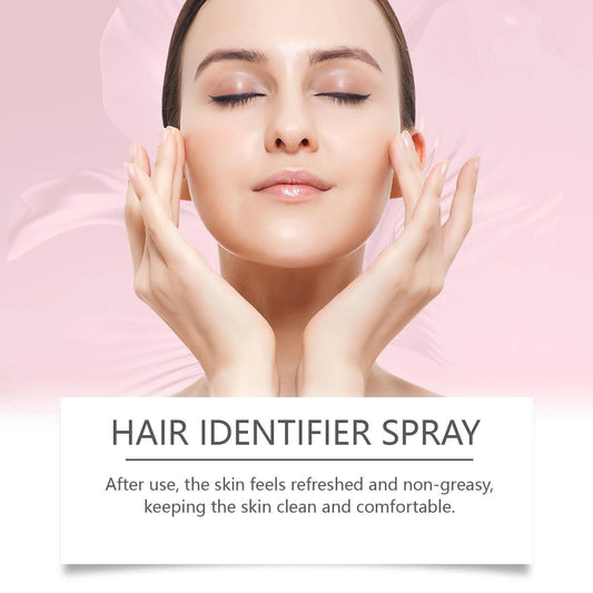 Hair Identifier Spray For Face Shaving, Skin Body Hair Identifying Spray With Razors,Hair Identifier Spray For Face Dermaplaning, Women Dermaplaning Tool For Face - MANDOTOS
