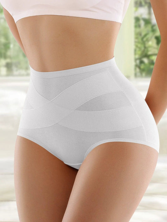 High Waist Shaping Briefs for Confident Curves - Large Size Ladies’ Underwear - MANDOTOS