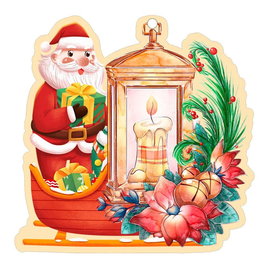 Mandotos Christmas Car Pendant Hanging Ornament for Car and Home Decoration Festive Holiday Decor - MANDOTOS