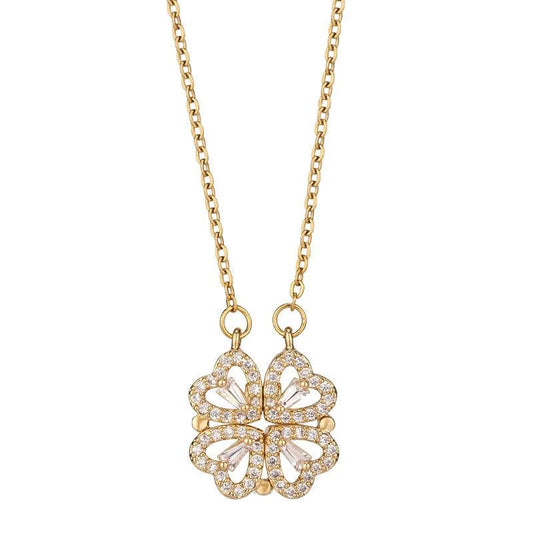 Variety Four-leaf Clover Non-fading Light Luxury Titanium Steel Necklace - MANDOTOS