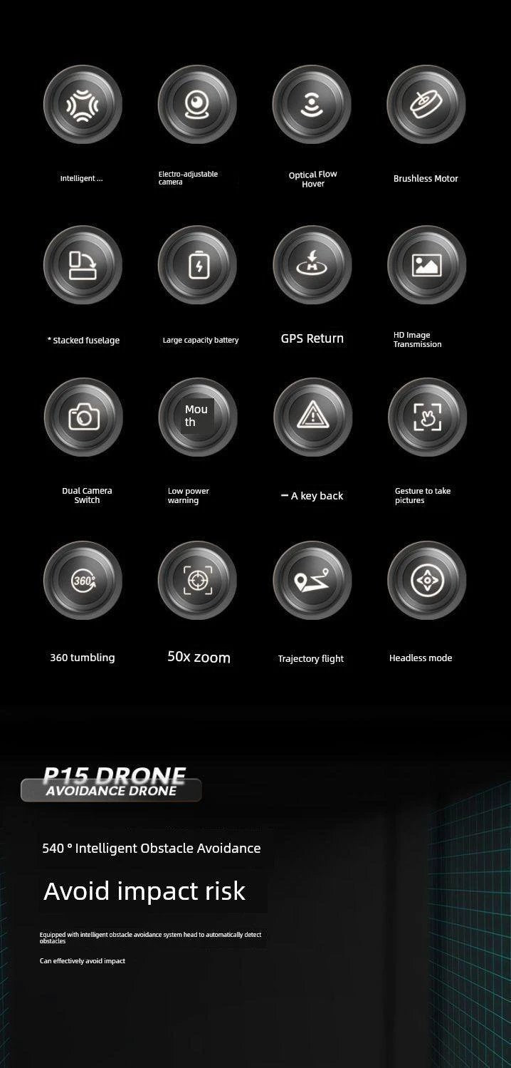 Mandotos HD drone for aerial photography with remote control, quadcopter design and camera mounted for high-quality images.