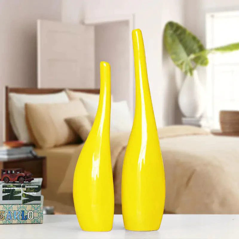 Elegant Ceramic Vase Ensemble - MANDOTOS