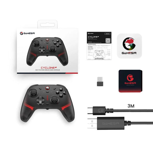 GameSir Cyclone 2 Wireless Controller for Nintendo Switch / iPhone / Android, Bluetooth Gamepad with Hall Effect Joystick - MANDOTOS