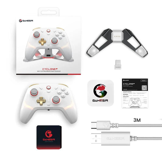 GameSir Cyclone 2 Wireless Controller for Nintendo Switch / iPhone / Android, Bluetooth Gamepad with Hall Effect Joystick - MANDOTOS