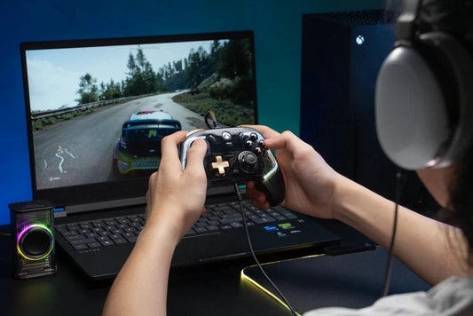 MANDOTOS GameSir Kaleid Xbox wired controller with Hall Effect joystick for Xbox Series X, Series S, and Xbox One console gaming.