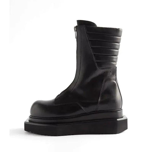Genuine Leather Men's Boots - MANDOTOS