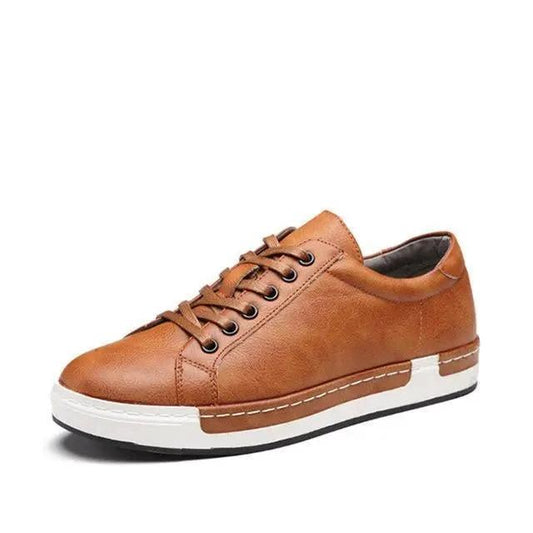 Handmade Men Shoes Casual Trainer Closed - MANDOTOS