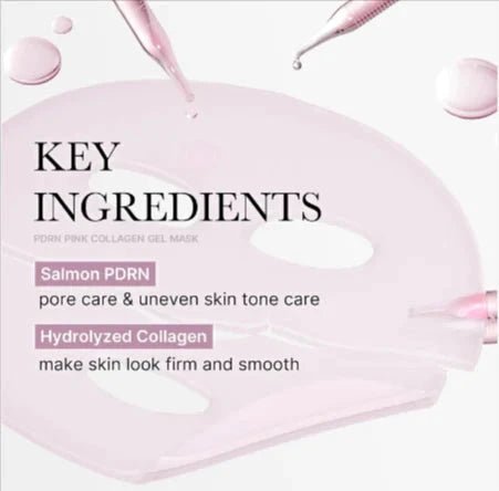 Mandotos Hydrating Collagen Facial Mask applied on face, showing a relaxing skincare treatment for deep hydration and skin rejuvenation.