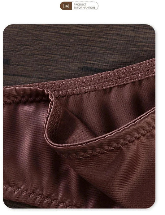 Ice Silk Panties Women Lingerie Underwear Low Waist Seamless Quick-drying Skin-friendly Breathable Briefs Women Intimates Brief MANDOTOS