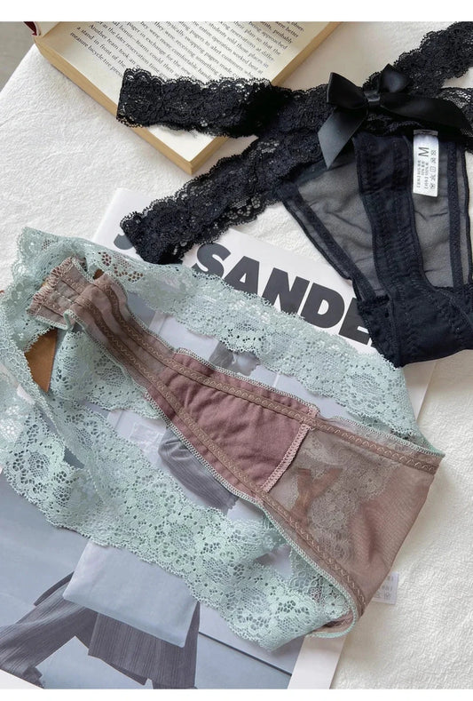 Ice Silk Panties Women Lingerie Underwear Low Waist Seamless Quick-drying Skin-friendly Breathable Briefs Women Intimates Brief MANDOTOS