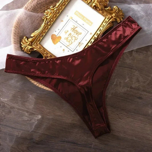 Ice Silk Panties Women Lingerie Underwear Low Waist Seamless Quick-drying Skin-friendly Breathable Briefs Women Intimates Brief MANDOTOS