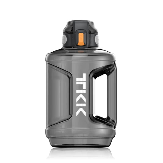 Mandotos International 2L BPA-free Tritan water bottle with custom logo and straw, designed for gym hydration and active use.