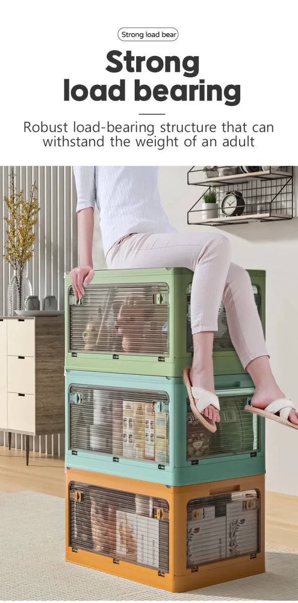 5-Door Folding Storage Box for Home, Students, Pets, Camping & Car Backup - MANDOTOS INTERNATIONAL