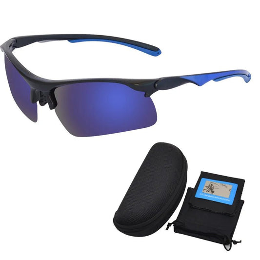 Mandotos International Anlorr polarized sport sunglasses for men, designed for biking and cycling, with sleek frame and tinted lenses.