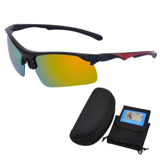 Mandotos International Anlorr polarized sport sunglasses for men, cycling and bike riding glasses with UV protection.