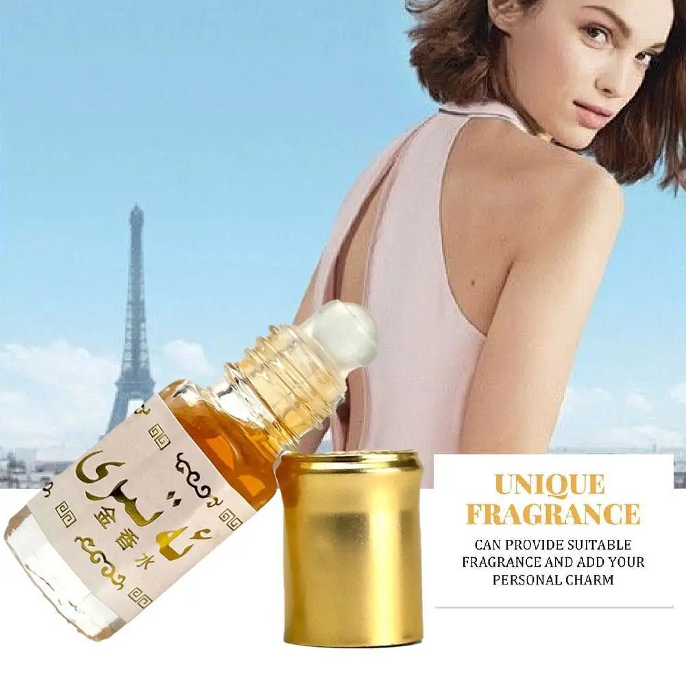 Arabian Gold Perfume Roll On for Unisex, Long Lasting Scent - MANDOTOS INTERNATIONAL