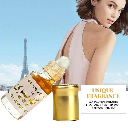 Arabian Gold Perfume Roll On for Unisex, Long Lasting Scent - MANDOTOS INTERNATIONAL