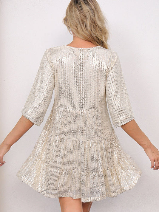 Cross-Border Fashion Sequined Dress - Europe & US Style - MANDOTOS INTERNATIONAL