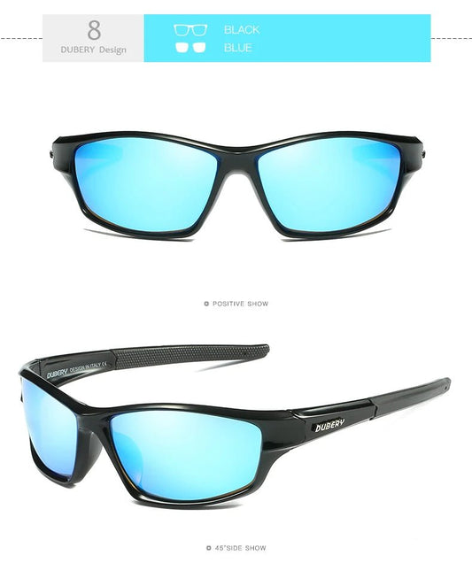 Mandotos International DUBERY 2022 polarized night vision sunglasses for men, sport glasses with dark tinted lenses