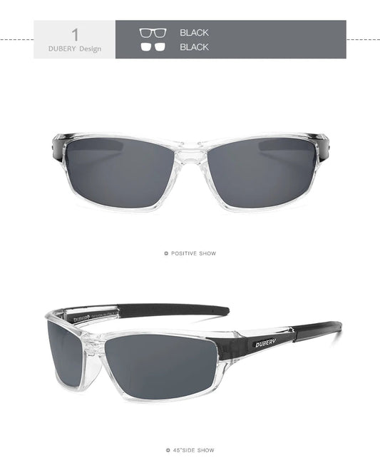 Mandotos International DUBERY 2022 polarized night vision sunglasses for men, sport glasses with sleek design and UV protection