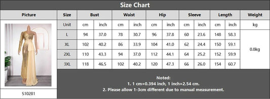 Elegant African V-neck Maxi Dress for Wedding Party - MANDOTOS INTERNATIONAL