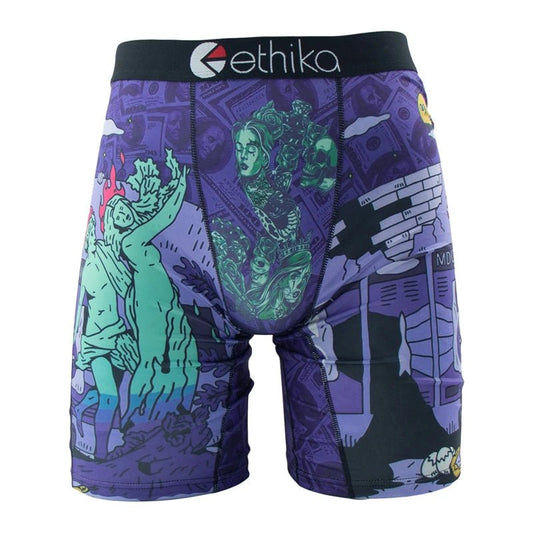 Mandotos International ETHIKA men's plus size boxer briefs, S-3XL, comfortable and stylish men's underwear with a sleek fit.