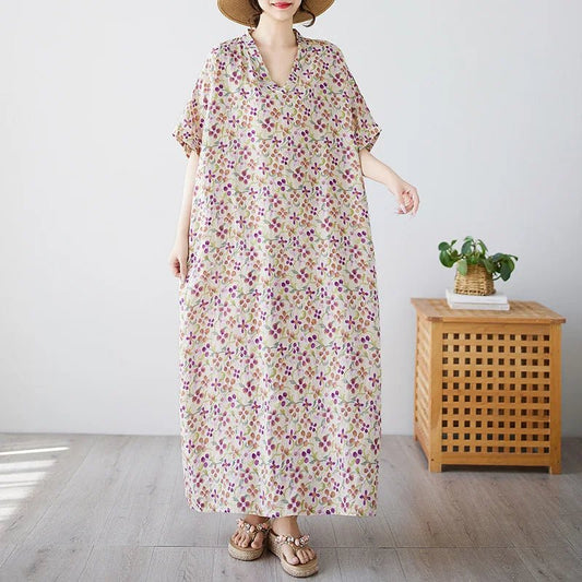 Ethnic Bohemian Beach Dress Women Casual Fashion - MANDOTOS INTERNATIONAL