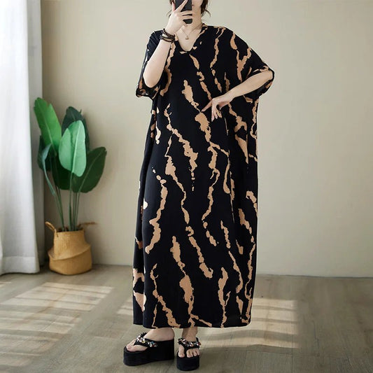 Ethnic Bohemian Beach Dress Women Casual Fashion - MANDOTOS INTERNATIONAL