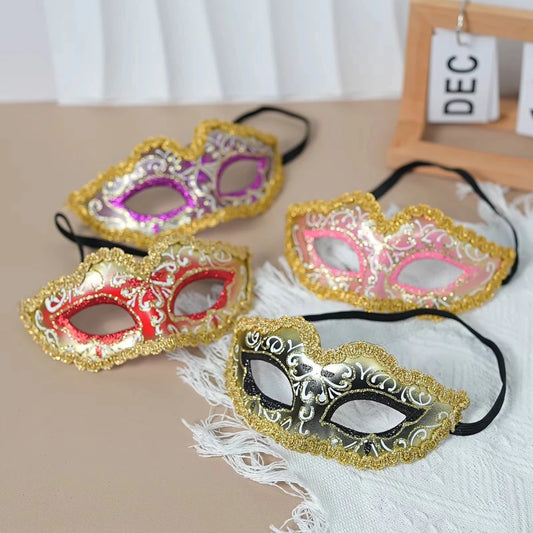 Exquisite handcrafted party mask with vibrant feathers and intricate designs for carnival and social events by MANDOTOS INTERNATIONAL.