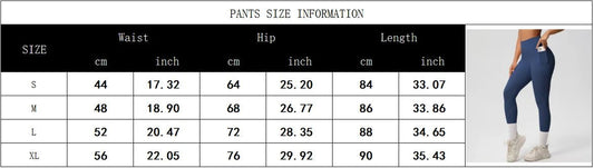 High Waist Women's Leggings Stretch Yoga Pants Tights With Pockets Push Up Fitness Running Sportswear Solid Color Pants - Mandotos International