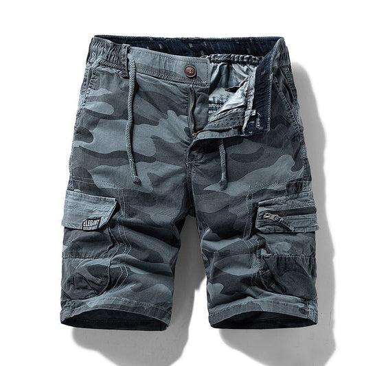 Men's Camo Street Outdoor Stretch Tooling Shorts - MANDOTOS INTERNATIONAL