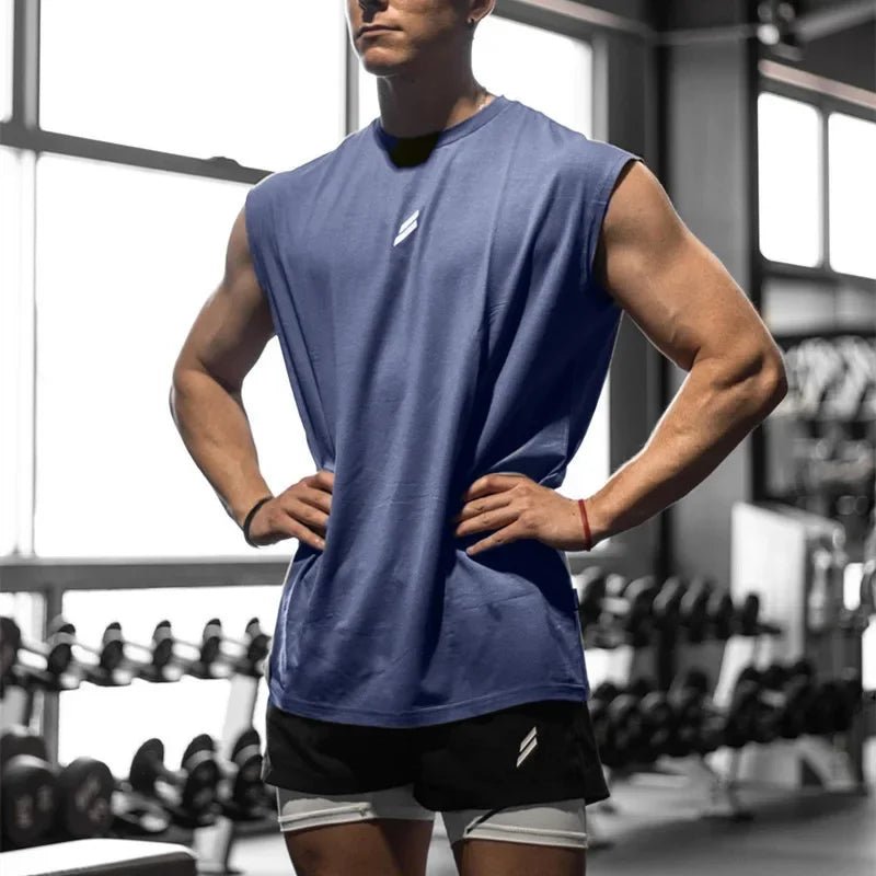 Men's Quick-Drying Sleeveless Fitness Shirt | Summer Mesh Basketball Tank Top - MANDOTOS INTERNATIONAL