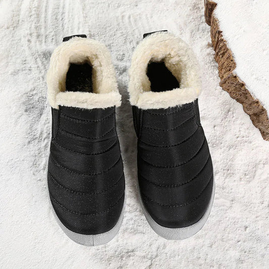 Men's waterproof winter snow boots by MANDOTOS INTERNATIONAL, outdoor work shoes, plus size, rugged design for cold weather.