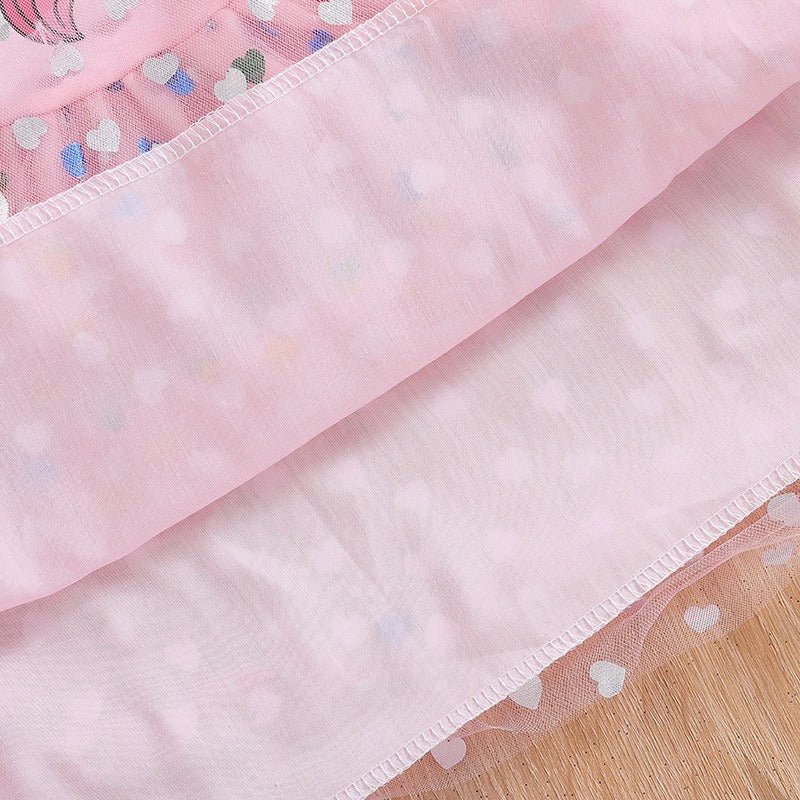 New Girls Dress Summer Short-Sleeved Princess Dress Children's Clothing Children's Gauze Skirt Girl Skirt Hunter Witch Group - Mandotos International