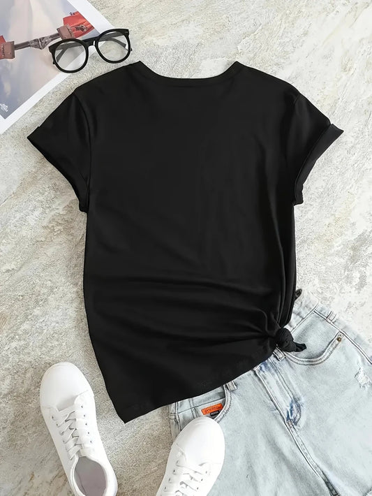 Mandotos International playful heart print junior T-shirt with fun design, ideal for daily outings and casual wear.