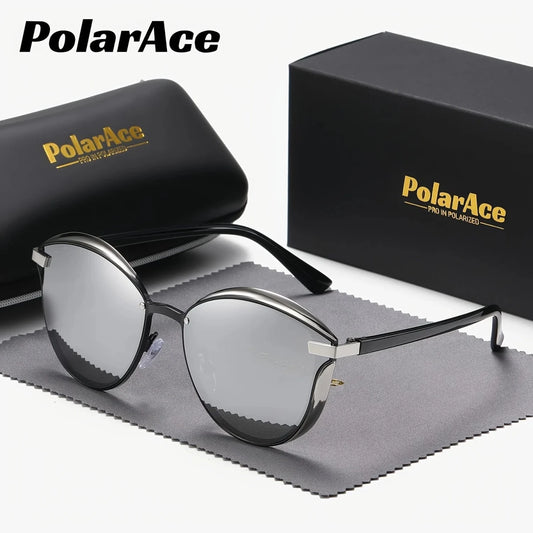 Polarized fit-over sunglasses for women with thin temples and anti-glare lenses, ideal for driving by MANDOTOS INTERNATIONAL.
