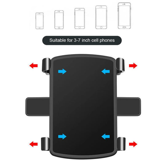 Portable Car Holder Rotatable Multifunction Dashboard/Rearview Mirror/Sun Visor Mount for iPhone Samsung Xiaomi Redmi Huawei - MANDOTOS INTERNATIONAL