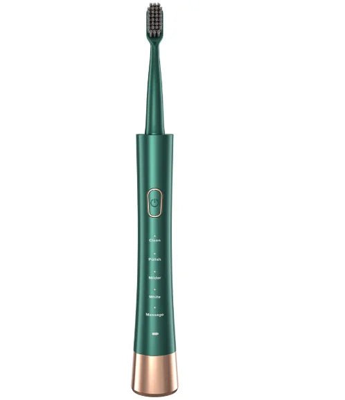 Mandotos International portable electric toothbrush set for adults and kids with rechargeable oral cleaner and multiple brush heads.