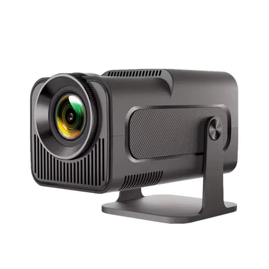 Portable MANDOTOS INTERNATIONAL Android Smart Projector HY320 with Full HD 4K display, compact design, and versatile connectivity.