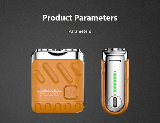 Portable Ultra-Clean Electric Shaver for Men Mini USB Power Razor for Face Body Bikini Shaving in Household - MANDOTOS INTERNATIONAL