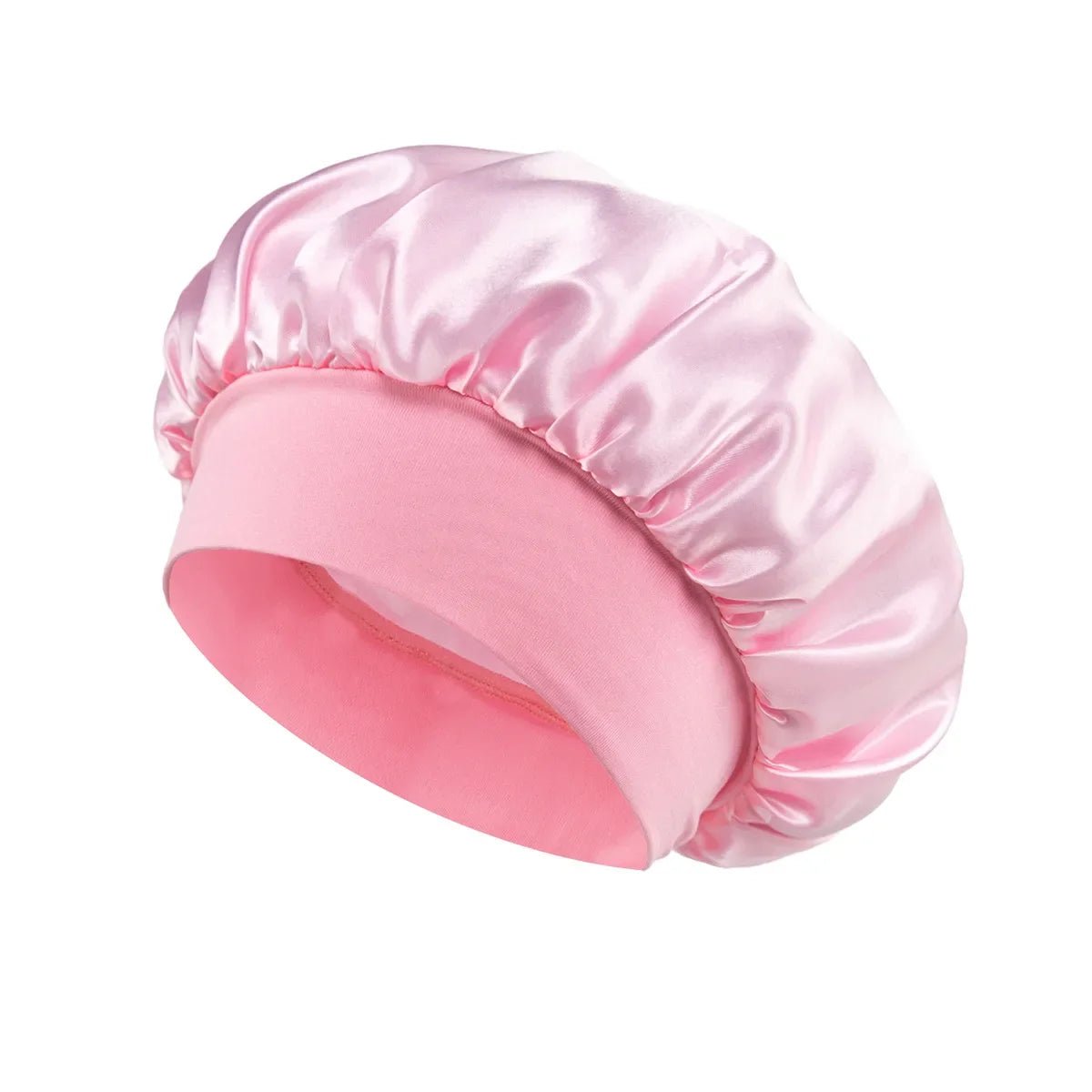 Silk Wide-brimmed Bonnet for Sleeping Hair Care - Women Satin - MANDOTOS INTERNATIONAL