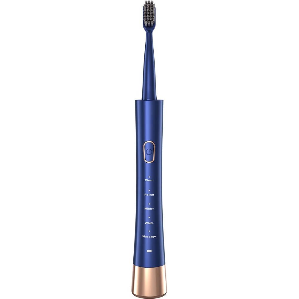 Sonic Bamboo Toothbrush Sanitizer - Rechargeable Travel Electric Toothbrush for Adults - MANDOTOS INTERNATIONAL