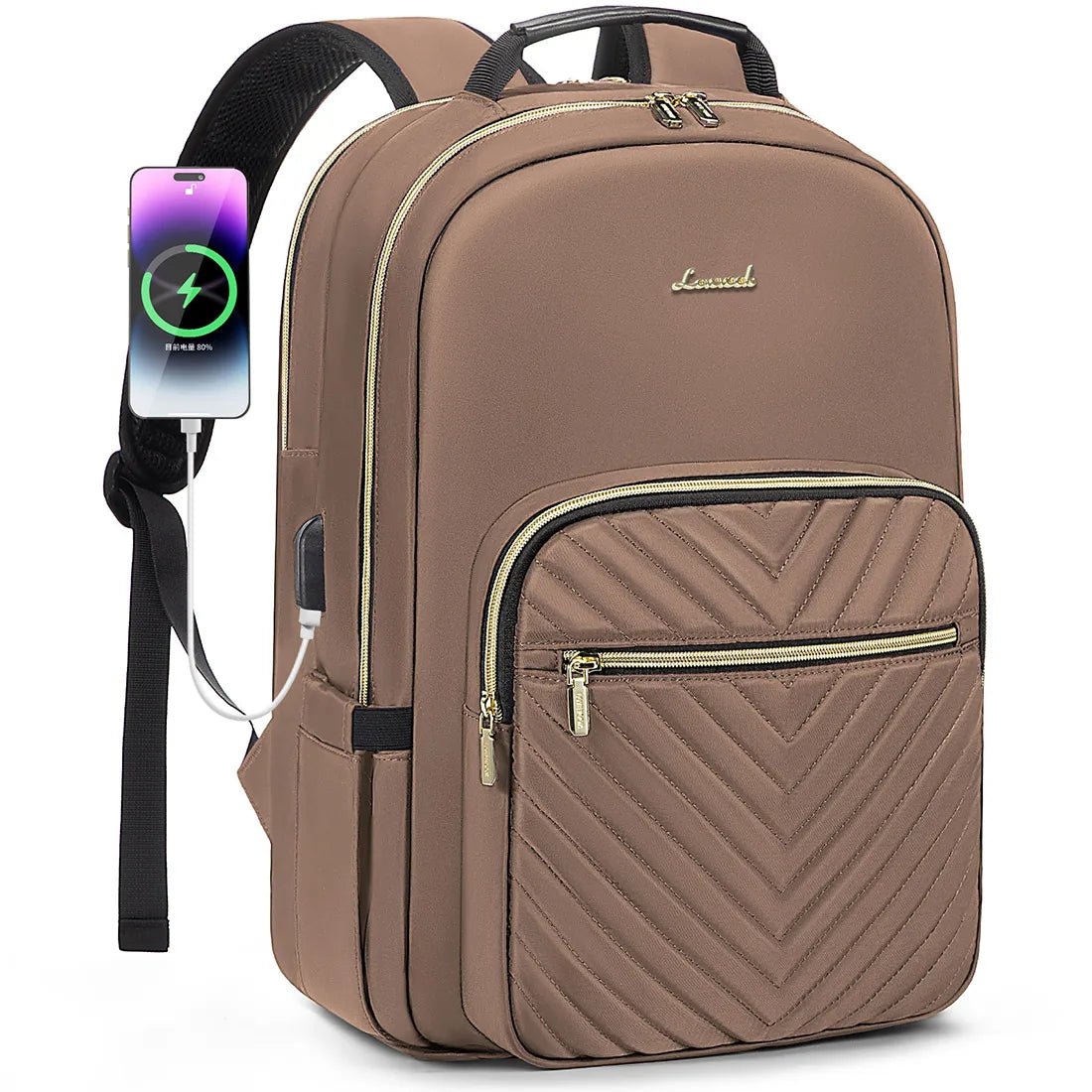 Stylish Waterproof Laptop Backpack for Women Girls - LOVEVOOK College School Bag - MANDOTOS INTERNATIONAL