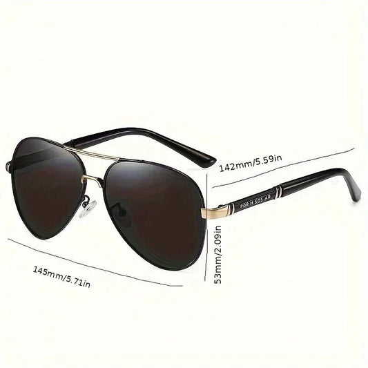 Two pairs of elegant red sunglasses with metal frames and TAC lenses, stylish and designed for sharp vision by Mandotos International.