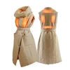 Mandotos International waterproof nylon electric heating blanket with Sherpa lining, designed for outdoor travel and fast heating.