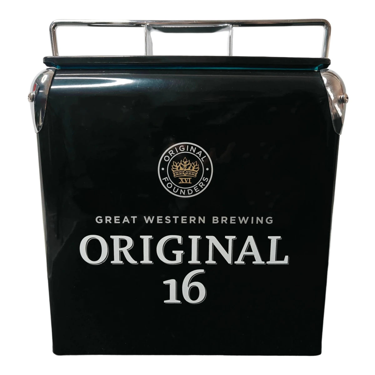Vintage Iron Cooler Box - 13L Outdoor Camping BBQ Picnic Ice Chest - MANDOTOS INTERNATIONAL