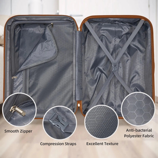 Water-Resistant Travel Luggage Sets with TSA Lock and Gym Bags - MANDOTOS INTERNATIONAL